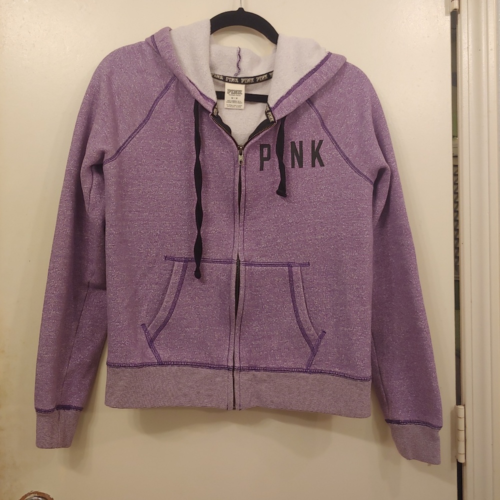 Victoria's Secret Pink zip-up Jacket (purple)